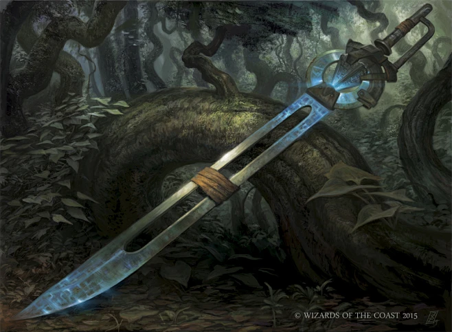 Hedron Blade - M:TG Battle for Zendikar, Zack Stella : Card art done for Magic: The Gathering's Battle for Zendikar expansion. Copyright Wizards of the Coast 2015.