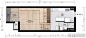 盈尺起山-40平米居住空间改造设计 - 马蹄室内设计网