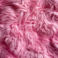 pink fur, flat, soft and silky and colorful,