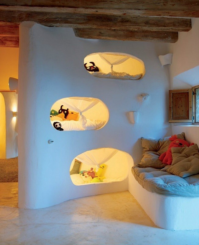 #家居#地中海创意儿童房装修效果图 儿童...