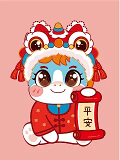 快乐小马虎头帽-06