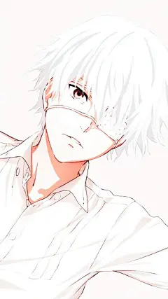 动漫人物手绘，二次元少年「金木研小天使壁纸」错的不是我，而是这个世界-