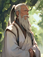 lkh313_Positive_body_in_the_park_Taoist_priest_old_man_white_co_94fe362c-d0a3-47d5-970f-5743a80bcaa7.png (928×1232)