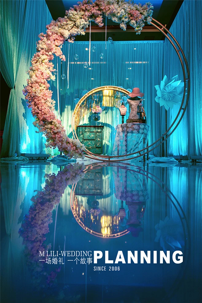 轻奢法式花园婚礼《C＆D》+来自：婚礼时光——关注婚礼的一切，分享最美好的时光。#婚礼布置# #迎宾区# #主题婚礼#-花瓣网