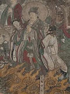 山西运城青龙寺元明壁画2