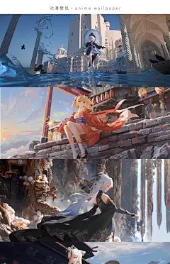 4K8k电脑桌面手机壁纸超高清图片动态视频漫画二次元AI绘画素材图-淘宝网