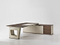 AVATAR L-shaped office desk by i 4 Mariani design Umberto Asnago