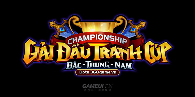 DotaVNG-英文游戏logo-GAM...