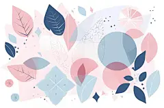 矢量插图纯白色背景
