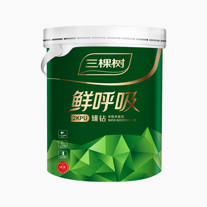 三棵树鲜呼吸木器漆 家用水性漆 家具翻新...