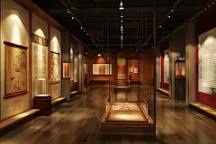 展览馆展馆视觉摄影图
