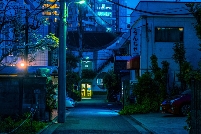 实拍现代住宅，街道（室外）

