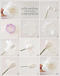 Frilly Handmade Carnations: