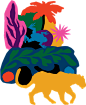 wildlife zoo summer animal elephant monkey circle of life floral ecosystem environment
