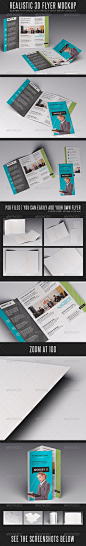 Realistic Flyer MockUp - GraphicRiver Item for Sale