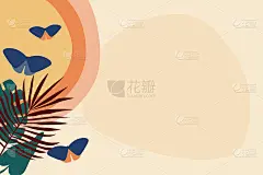 非洲主题。夏季非洲旅游和旅游图案背景设计t恤印花，旅行社传单，纪念品商店海报等