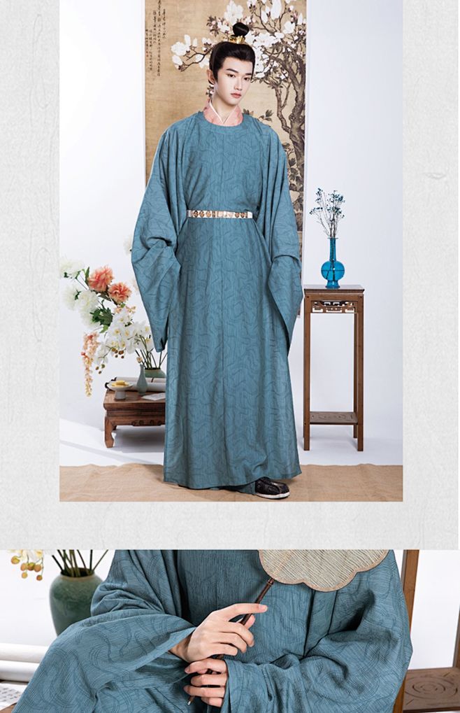 挽纱坊 汉服 宋制圆领袍 春款新品—荣轩 现货-淘宝网