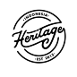 557 Likes, 6 Comments - E D I S O N (@edisonsaputroo) on Instagram: “Done ☺️  Logo for @_heritage”