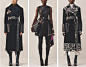 #绘画参考# 服装·皮革·材质·蕾丝·印花·刺绣
Alexander McQueen Pre-Fall 2018 Collection ​​​​