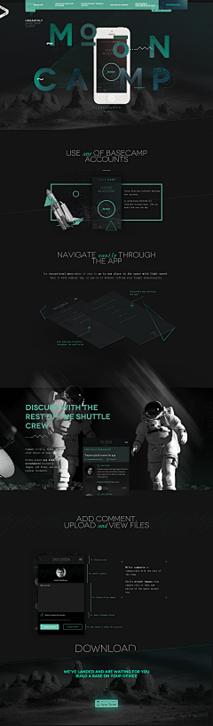 小虫蝴蝶采集到WEB Design 黑