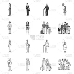 性格,头像,符号,商务,姐妹,兄弟,家庭,母亲,手提箱,爱