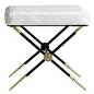 Jonathan Adler Rider Black & Brass Bench