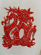 手工剪纸 ​​​​ _纸张工坊剪纸采下来 #率叶插件，让花瓣网更好用#