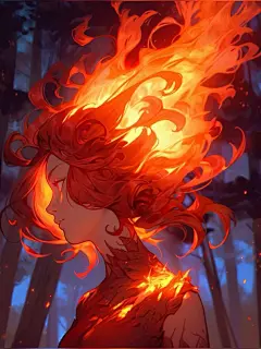 橙色头发
