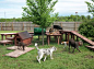dog backyard playground | Sweet Dreams Doghouse - Home...I will have an awesome set up like this for my dogs when I have a yard/house/lots of dogs