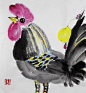 王净净 画儿晴天水墨鸡-国画鸡-鸡年主题画-鸡水墨画-鸡年鸡画 (6).jpg