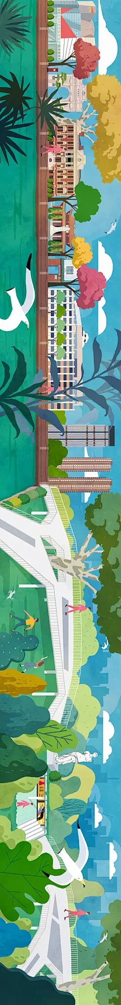 布林商业地产插画特辑-古田路9号-品牌创意/版权保护平台