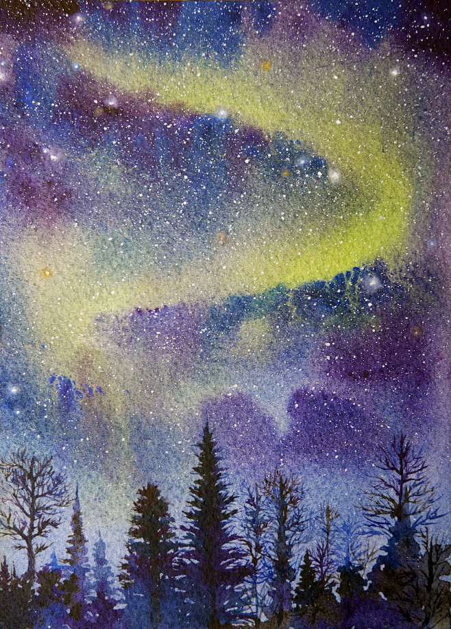 星空北極光 northern light