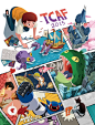 This may contain: an image of cartoon characters collaged together with the caption tagf 2013