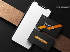 手机名片样机-字体传奇网（ZITICQ）