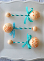 Baby SHower // Cake pops as baby rattles