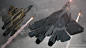 SU - 63 FRACTURE UCAV , Creditian Istani : A multirole/air superiority heavy Unmanned Combat Aerial Vehicle based on real life Su-57 Frazor. The 30mm GSH Cannon is replaced by experimental onboard chemical Laser Cannon this time. The NATO Reporting name i
