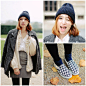 Urban Outfitters Beanie, Monki Jacket, Vans Shoes, Vintage Everything Else Is - Salt & Pepper - Typhaine Augusto