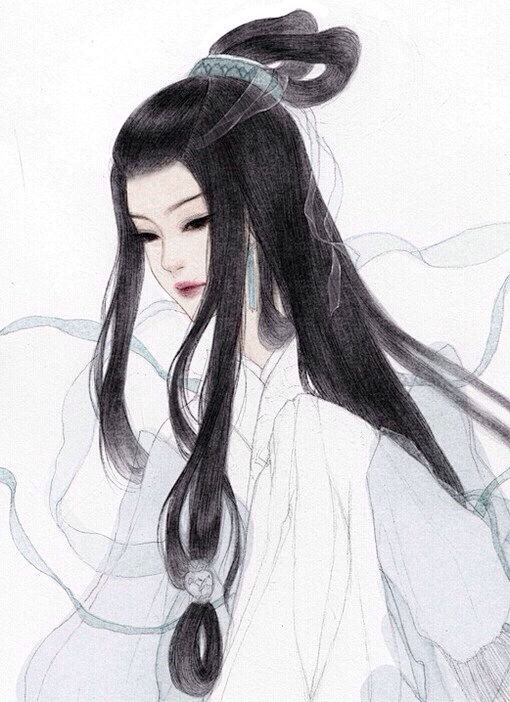 古风手绘美女嫦娥聂小倩倩女幽魂