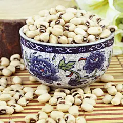 九鲤湖 农家白豇豆 白豆白饭豆眉豆真空包装五谷杂粮粗粮豆子500g