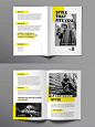 Barbershop Brochure Bifold Template AI, EPS, INDD, PSD