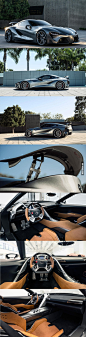 The Toyota FT-1 from different angles and also interior