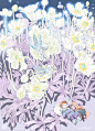 花园里的秘密_小眼萌lespetitsyeux__插画师作品_涂鸦王国gracg.com
