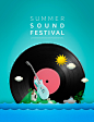 夏日音乐节 立体合成 色彩绚丽 促销主题海报设计PSD tid286t000600