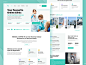 clinic doctor Health healthcare hospital medical medicine UI/UX Web Design  Website