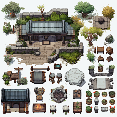 ぢ凌ダー碎采集到D-地图建筑-俯正视