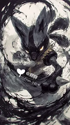 超燃酷飒 _ 路卡利欧手机壁纸推荐_1_郑胖_来自小红书网页版