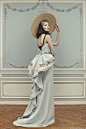 Ulyana Sergeenko Haute Couture S/S 2013 Lookbook——复古的性感和优雅，宛若“乱世佳人”