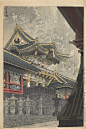 笠松紫浪（1898年~1991年）浮世絵師、版画家。维基百科→笠松紫浪 - Wikipedia O网页链接 ；