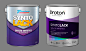 Proton coatings - before/after : Paint packaging design