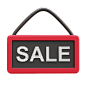 Sale Board  3D Icon